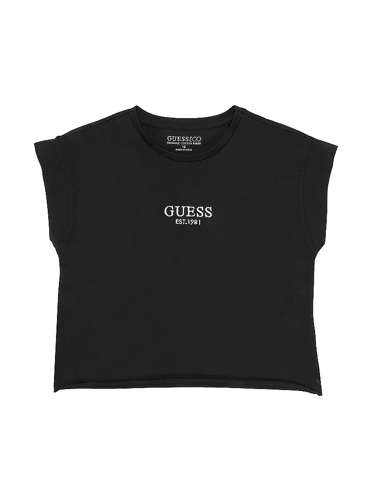 GUESS | T-shirt pour fille | schwarz