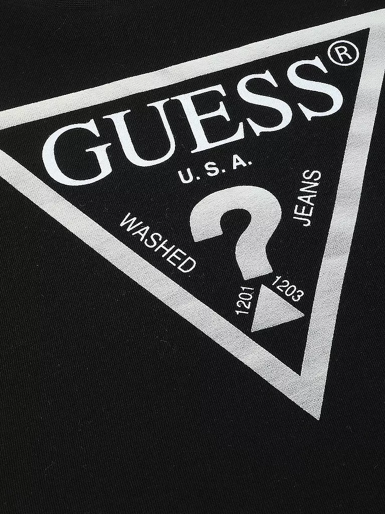 GUESS | T-shirt pour fille | schwarz