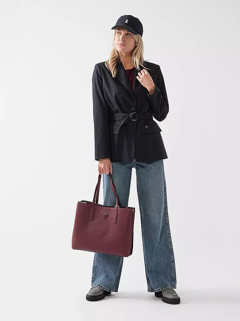 GUESS | Tasche - Shopper MERIDIAN  | Rouge foncé