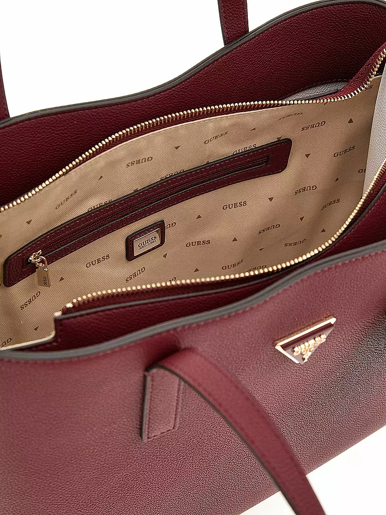 GUESS | Tasche - Shopper MERIDIAN  | Rouge foncé