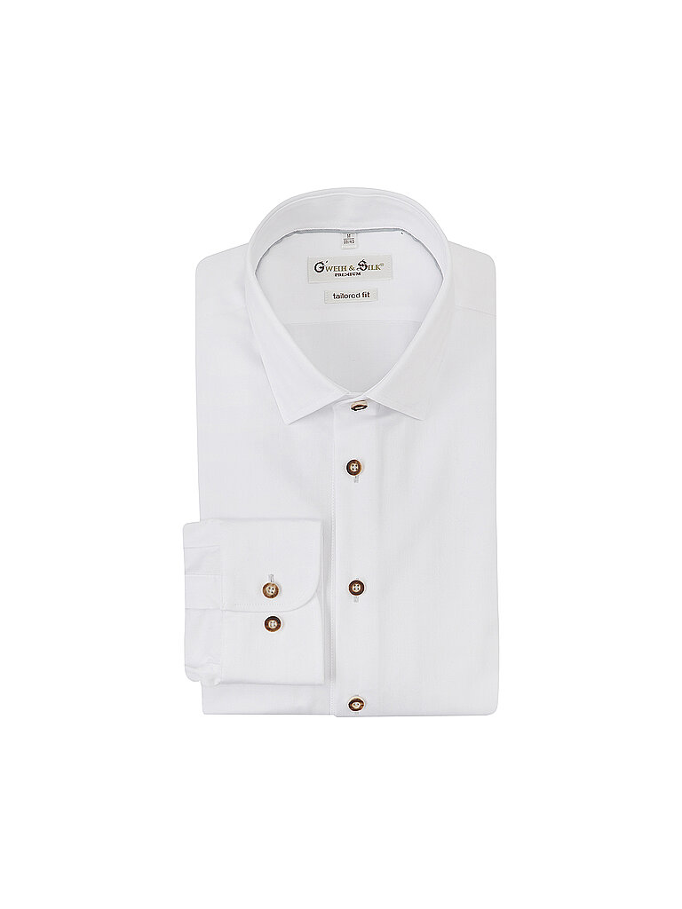 Chemise traditionnelle Modern Fit WEISSENSEE blanc M