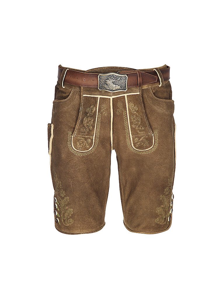 Culotte en cuir traditionnel Vitus camel 50