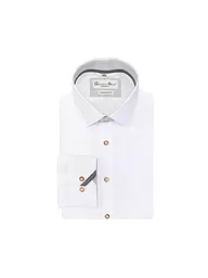 GWEIH & SILK | Chemise traditionnelle coupe ajustée | Blanc