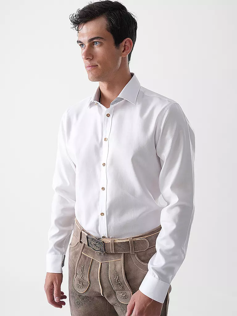GWEIH & SILK | Chemise traditionnelle coupe ajustée | 