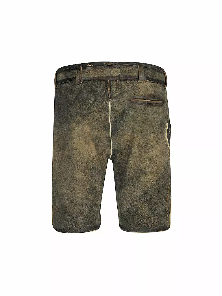 GWEIH & SILK | Culotte bavaroise en cuir HIAS | Marron