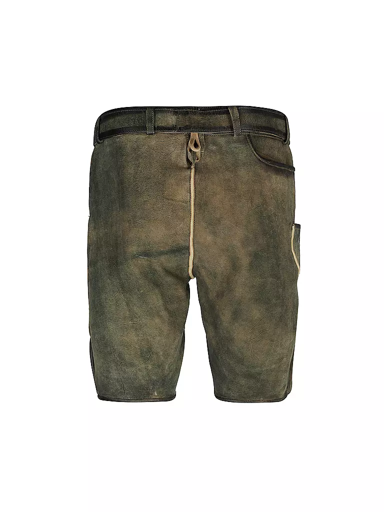 GWEIH & SILK | Culotte bavaroise en cuir SAMUEL | Marron