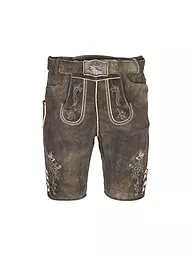 GWEIH & SILK | Lederhose BORIS | Marron