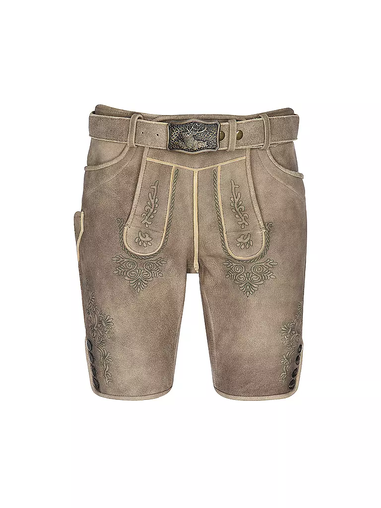 GWEIH & SILK | Lederhose MAGNUS | Marron clair
