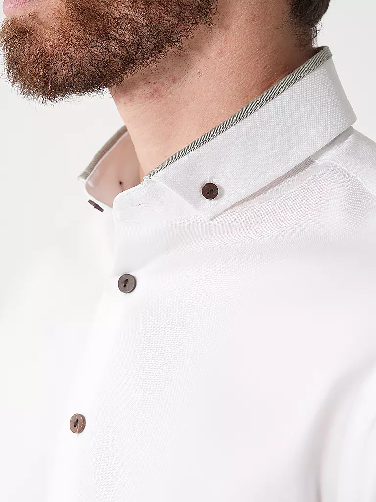 GWEIH & SILK | Trachtenhemd KLOSTERSEE | Blanc