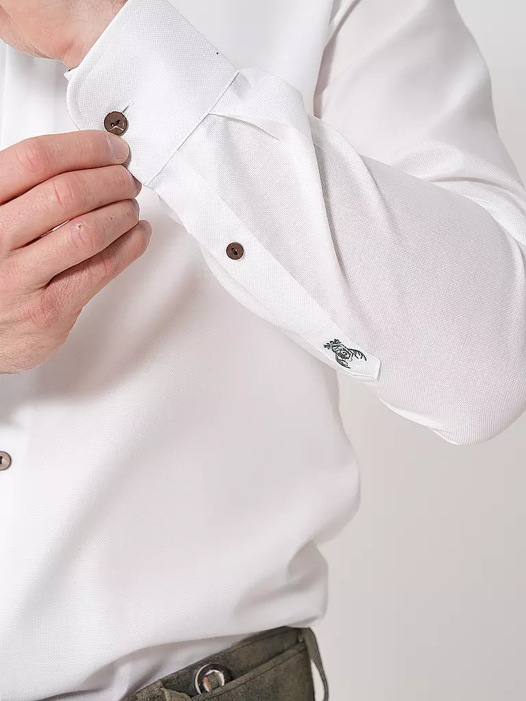 GWEIH & SILK | Trachtenhemd KLOSTERSEE | Blanc