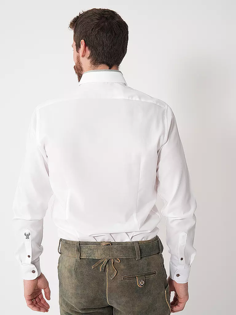 GWEIH & SILK | Trachtenhemd KLOSTERSEE | Blanc