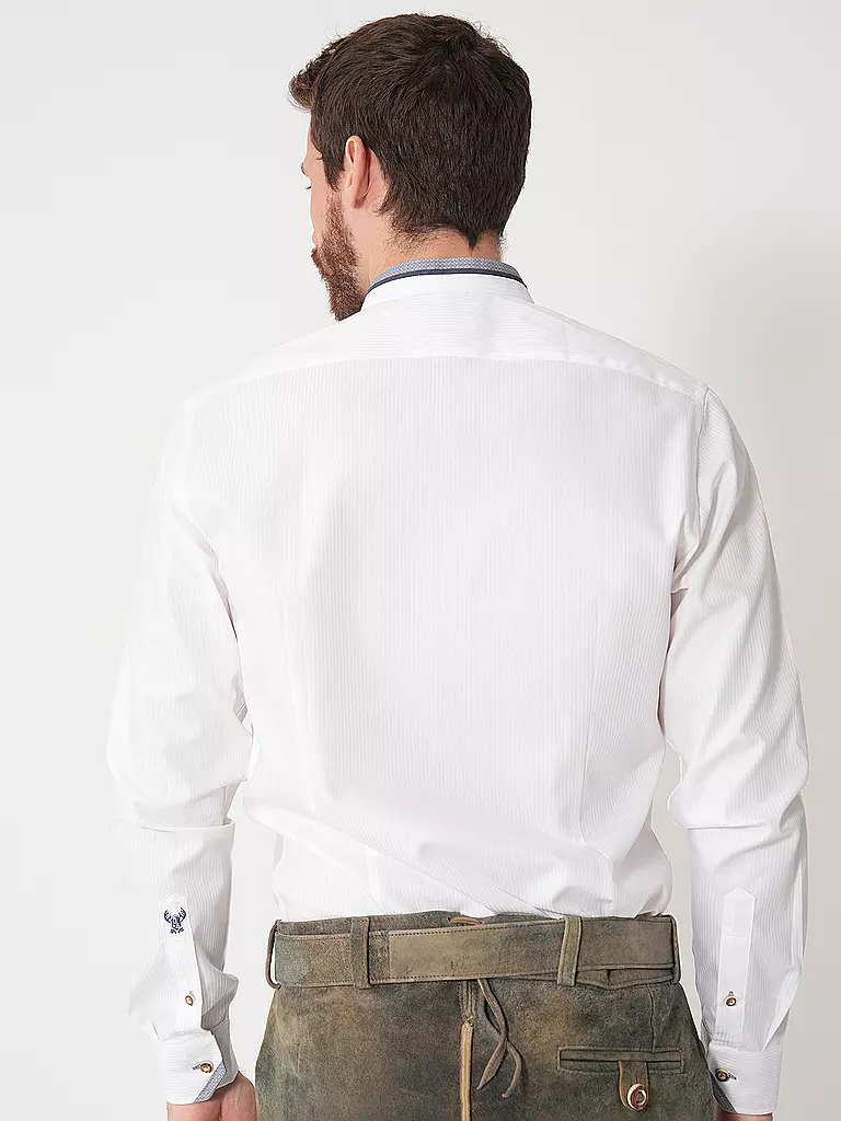 GWEIH & SILK | Trachtenhemd SCHRECKSEE | Blanc
