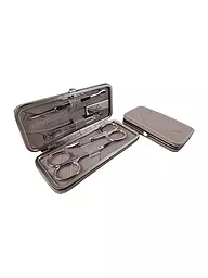HAMMANN | Set de manucure en cuir (bleu clair, 5 pièces) | Camel