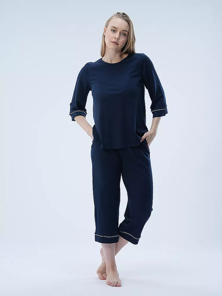 HANRO | Pyjama | Bleu foncé