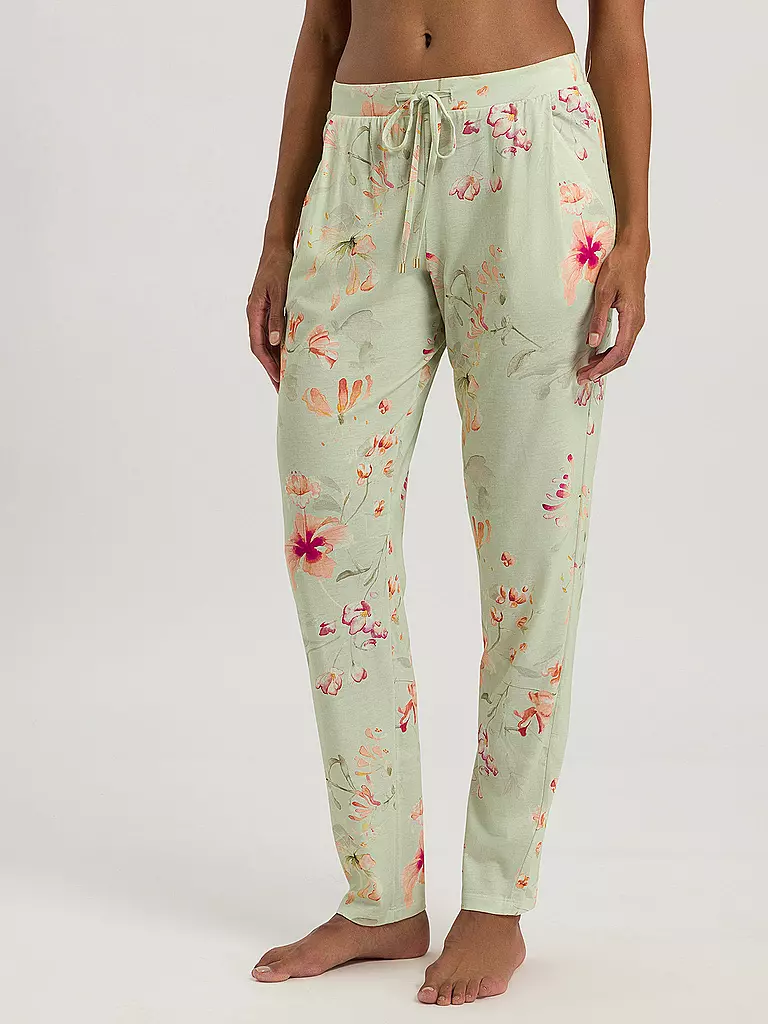HANRO | Pyjamahose SLEEP & LOUNGE | Vert clair