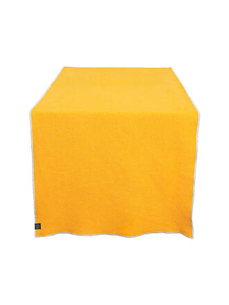 HAOMY | Chemin de table CORTE 48x160cm Ocre