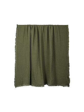 HAOMY | Couvre-lit - Plaid VANLY 130x180cm Kaki