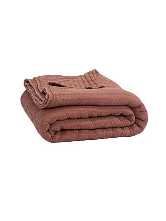 HAOMY | Couvre-lit - Plaid 130x200cm TIVOLI Mocaccino