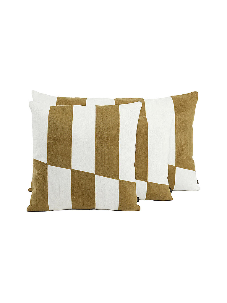 Housse de coussin SIDNEY 40x60cm Or moutarde