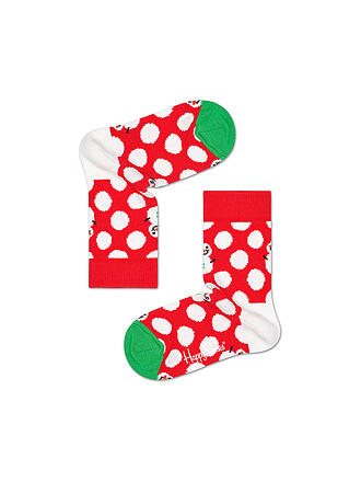 HAPPY SOCKS | Chaussettes enfant SNOWMAN medium rouge