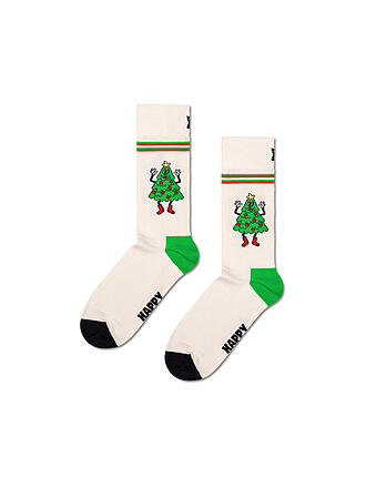 HAPPY SOCKS | Chaussettes femme HAPPY TREE taille 36 - 40 white