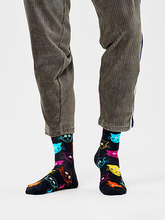 HAPPY SOCKS | Chaussettes homme CAT noir
