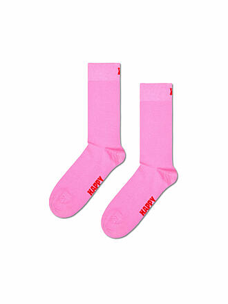 HAPPY SOCKS | Chaussettes femme SOLID SOCK taille 36 - 40 rose