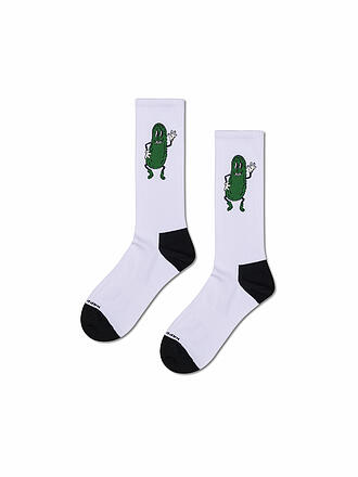 HAPPY SOCKS | Chaussettes homme PICKLE SNEAKER 41-46 white