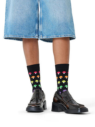 HAPPY SOCKS | Chaussettes Homme MUSHROOM STRIPE 41-46 black