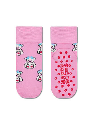 HAPPY SOCKS | Chaussettes ABS Bébé TEDDY ANTIDÉRAPANTES rose