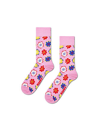 HAPPY SOCKS | Chaussettes Femme FOLK FLOWER 36-40 rose