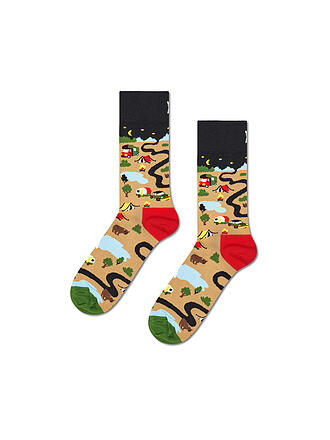 HAPPY SOCKS | Chaussettes Femme CAMPING 36-40 beige