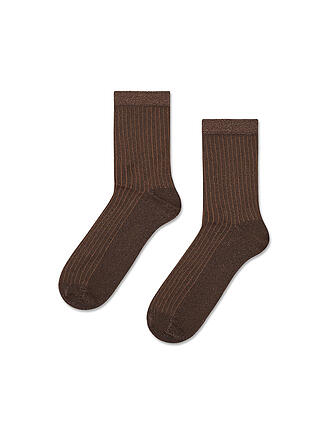 HAPPY SOCKS | Chaussettes Femme SOFT LUREX 36-40 brown