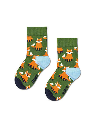 HAPPY SOCKS | Chaussettes enfant FOX green