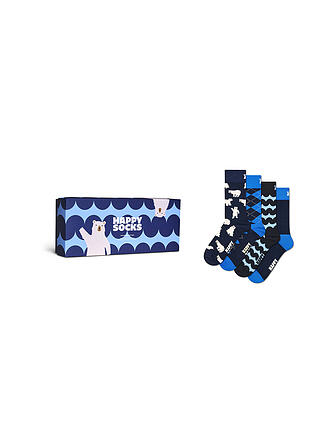 HAPPY SOCKS | Chaussettes homme lot de 4 POLAR BLUE 41-46 marine