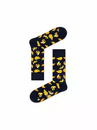 HAPPY SOCKS | Chaussettes BANANA pour femmes 36-40 bleu foncé / marine | Bleu foncé