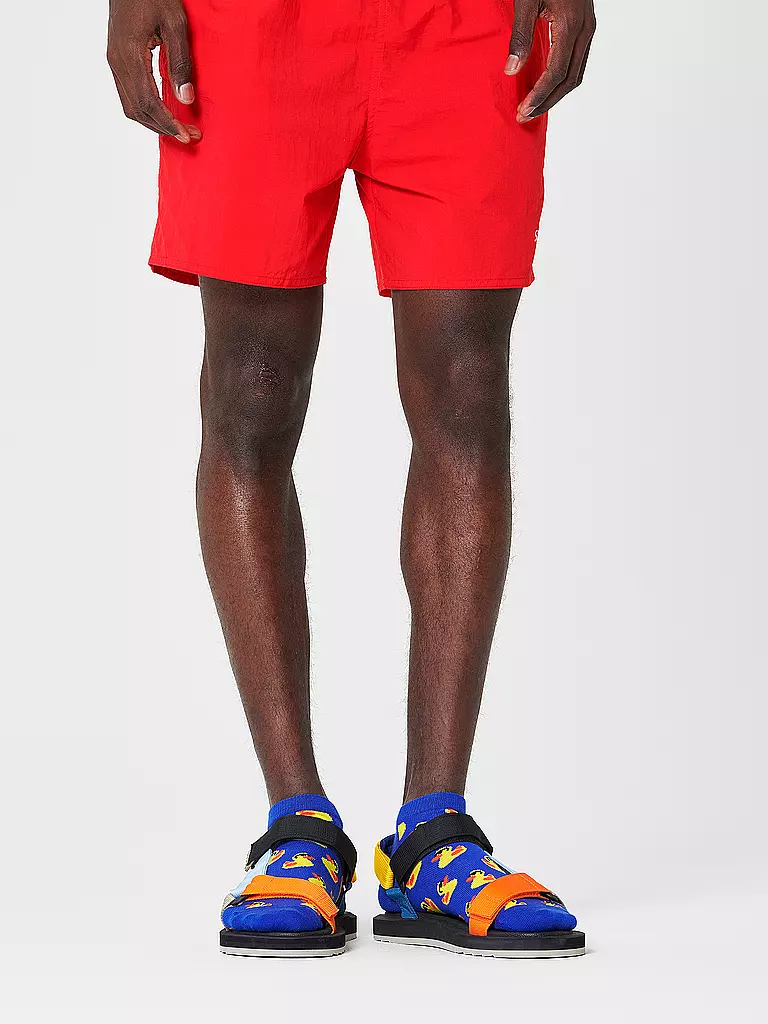 HAPPY SOCKS | Chaussettes de sport pour homme RUBBER DUCK 41-46 marine | blau