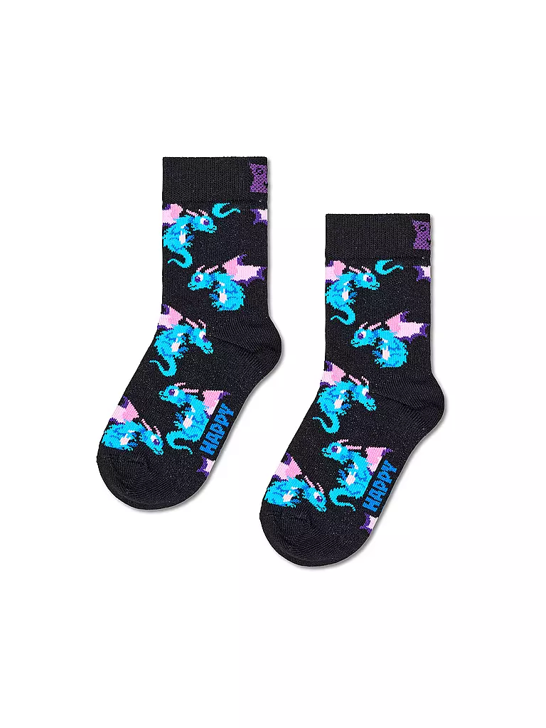 HAPPY SOCKS | Chaussettes enfant ANIME DRAGON Noir | schwarz