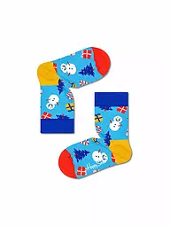 HAPPY SOCKS | Chaussettes enfant BRING IT ON bleu moyen | Bleu