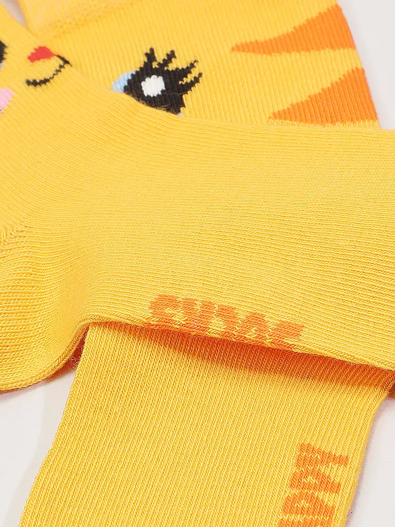 HAPPY SOCKS | Chaussettes enfant CAT orange | 