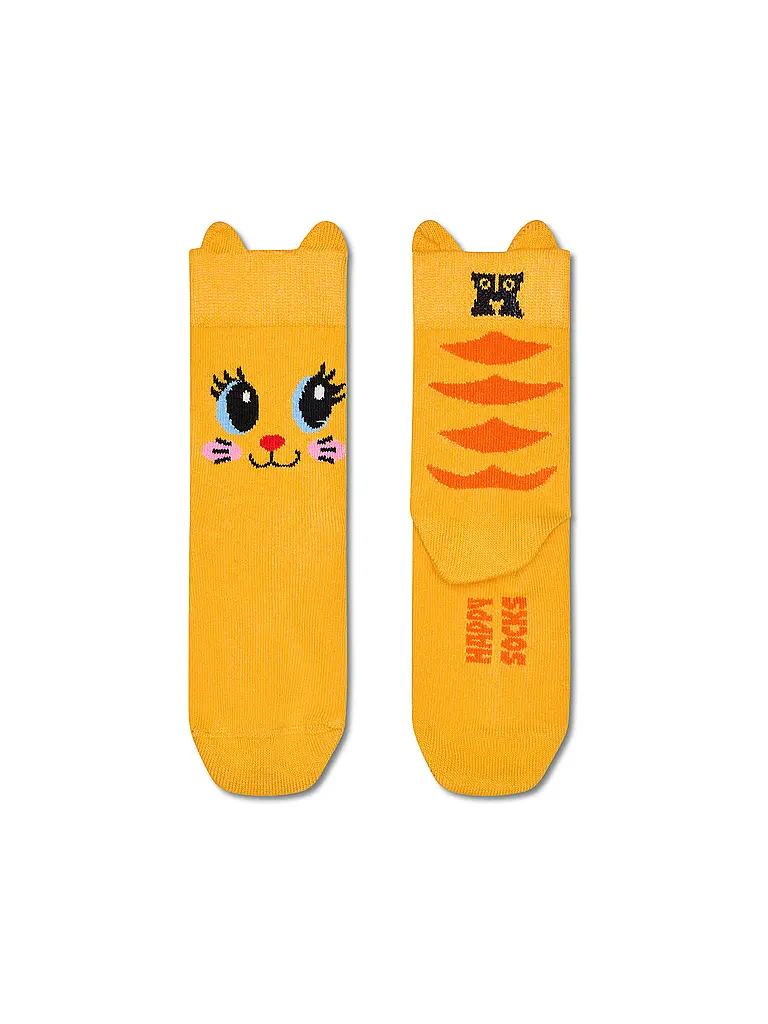HAPPY SOCKS | Chaussettes enfant CAT orange | 