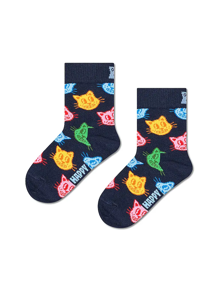 HAPPY SOCKS | Chaussettes enfant CAT SOCK navy | 