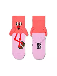 HAPPY SOCKS | Chaussettes enfant FLAMINGO  light purple | Rose vif