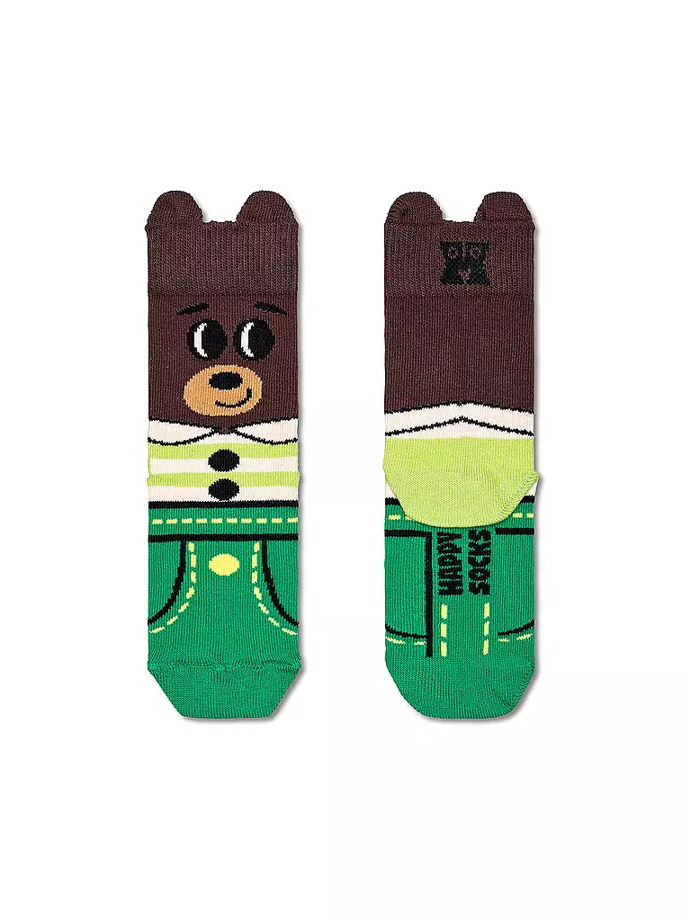 HAPPY SOCKS | Chaussettes enfant OURS marron | braun