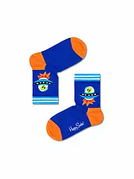 HAPPY SOCKS | Chaussettes enfant OVNI bleu moyen | Bleu foncé