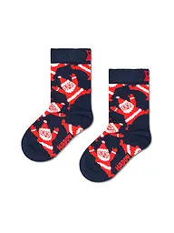HAPPY SOCKS | Chaussettes enfant SANTA navy | Bleu foncé