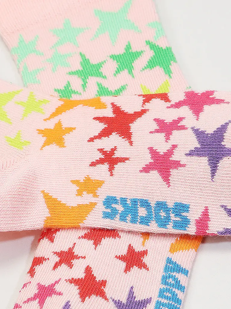 HAPPY SOCKS | Chaussettes enfant STAR rose | rosa