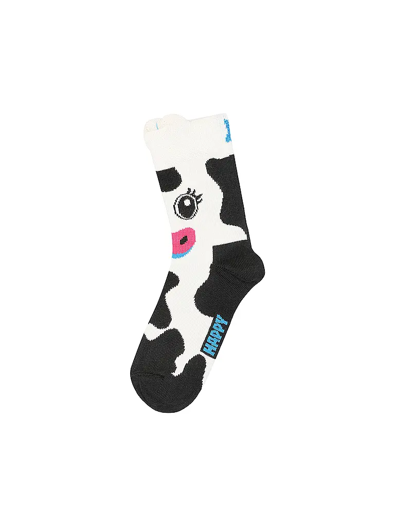 HAPPY SOCKS | Chaussettes enfant VACHE noir | schwarz