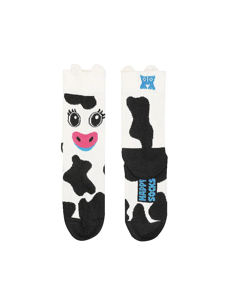 HAPPY SOCKS | Chaussettes enfant VACHE noir | schwarz