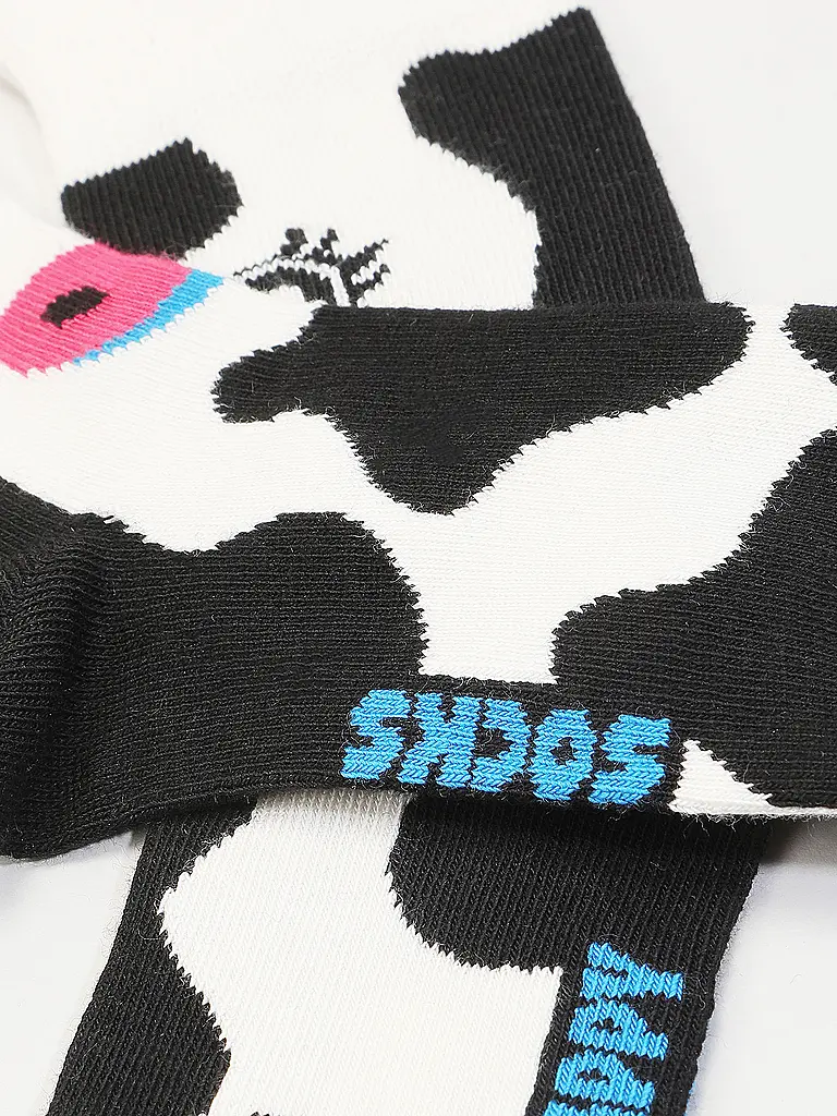 HAPPY SOCKS | Chaussettes enfant VACHE noir | 